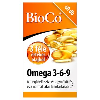 BioCo Omega 3-6-9 lágyzselatin kapszula 60 x 1,35 g (81 g)
