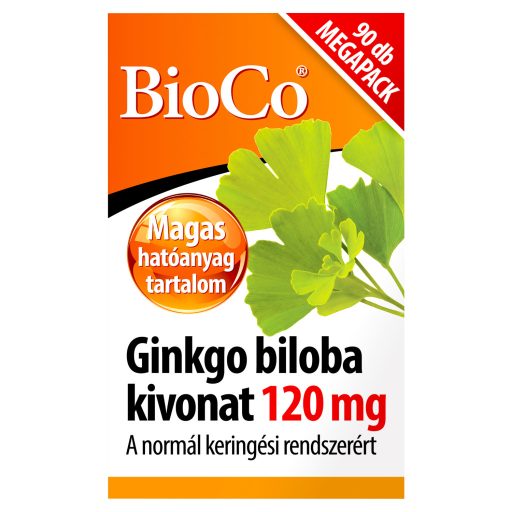 BioCo Ginkgo biloba kivonat 120 mg Megapack tabletta 90 x 0,3 g (27 g)