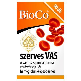 BioCo szerves Vas tabletta 90 x 0,3 g (27 g)