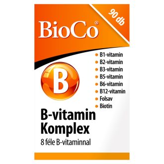 BioCo B-vitamin Komplex tabletta 90 x 0,3 g (27 g)