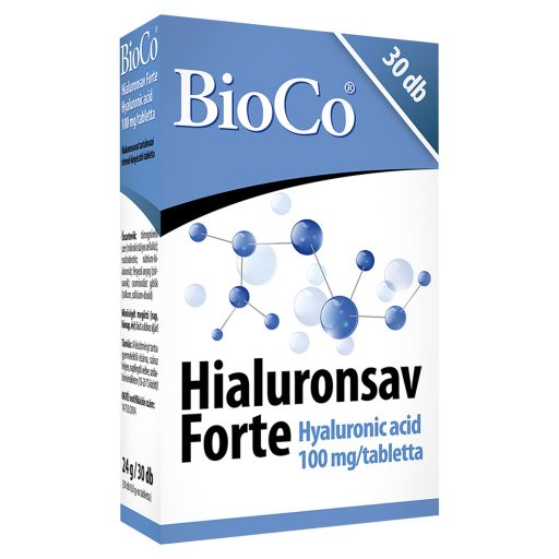 BioCo Hialuronsav Forte tabletta 30 x 0,8 g (24 g)