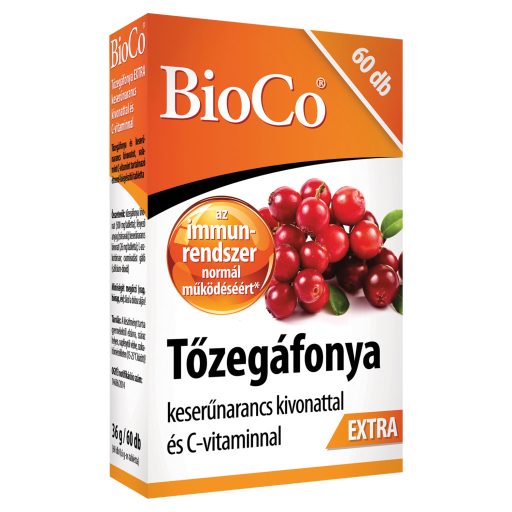 BioCo Tőzegáfonya Extra tabletta 60 x 0,6 g (36 g)