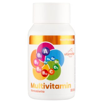 Vitamintár filmtabletta 90db multivitamin felnőtteknek