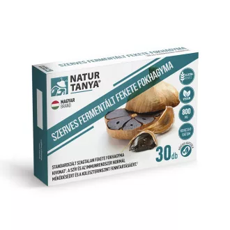   Natur Tanya fermentált fekete fokhagyma kapszula 30 db vegán