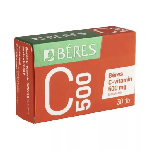 Béres C-vitamin 500 mg filmtabletta 30 db