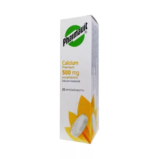 Pharmavit pezsgőtabletta 20db Calcium 500mg