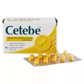 Cetebe aszkorbinsav retard kemény kapszula 60 db
