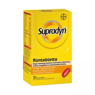   Supradyn magas hatóanyag-tartalmú multivitamin készítmény filmtabletta 30 db