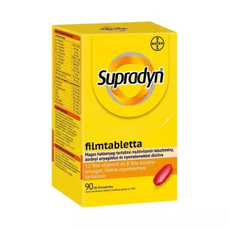   Supradyn magas hatóanyag-tartalmú multivitamin készítmény filmtabletta 90 db