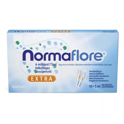 Normaflore Extra 4 milliárd/5 ml belsőleges szuszpenzió 10 x 5 ml
