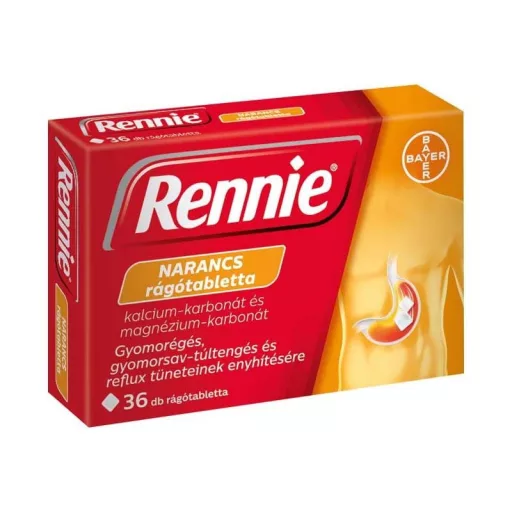 Rennie narancsos rágótabletta 36 db