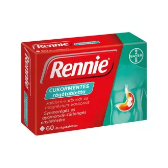 Rennie rágótabletta 60db cukormentes
