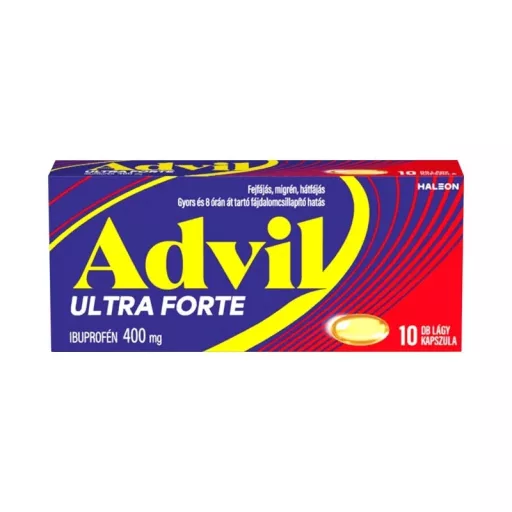 Advil Ultra Forte 400 mg ibuprofén lágy kapszula 10 db