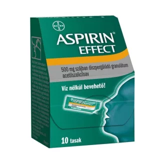   Aspirin Effect 500 mg szájban diszpergálódó granulátum 10 db