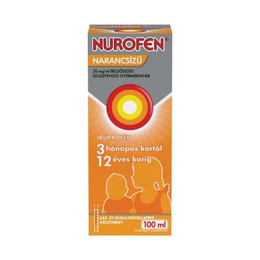 Nurofen belsőleges szuszpenzió 100ml narancsízű 20mg/ml