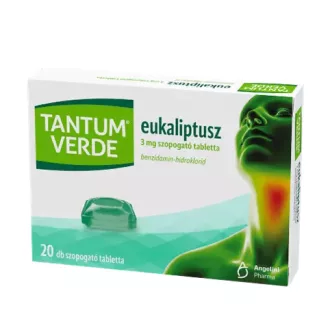 Tantum Verde szopogató tabletta 20db Eukaliptusz 3mg