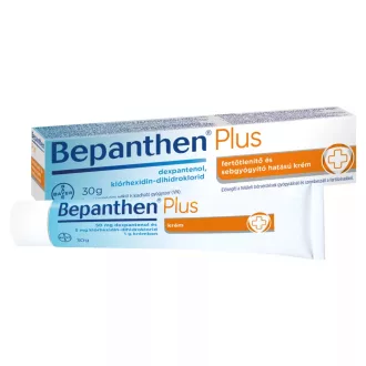   Bepanthen Plus fertőtlenítő és sebgyógyító hatású krém 30 g
