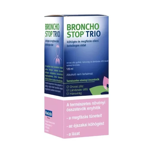 Bronchostop belsőleges oldat 120ml Trio köhögés és megfázás elleni