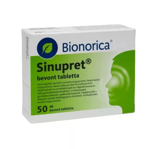 Sinupret bevont tabletta 50db