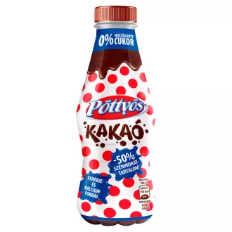 Pöttyös kakaós tej 300ml 0% hozzáadott cukor palackos