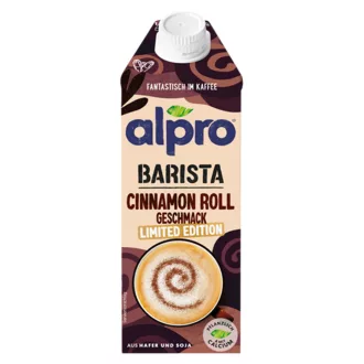   Alpro Barista UHT fahéjascsiga-ízű zab- és szójaital 750 ml