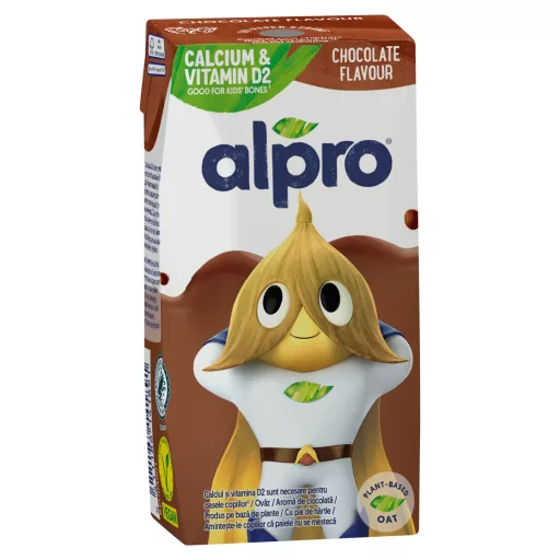 Alpro UHT csokoládéízű zabital hozzáadott kalciummal, jóddal, B2- és D2-vitaminnal 200 ml