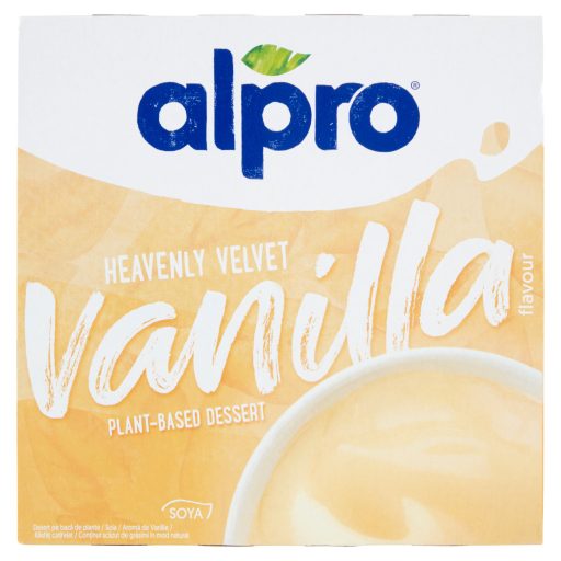 Alpro Heavenly Velvet vanília ízű szójadesszert 4 x 125 g (500 g)