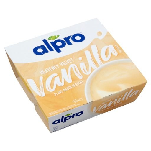 Alpro Heavenly Velvet vanília ízű szójadesszert 4 x 125 g (500 g)