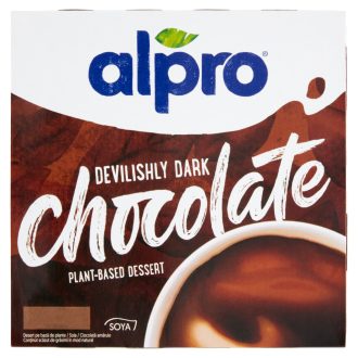   Alpro Devilishly Dark csokoládéízű szójadesszert 4 x 125 g (500 g)