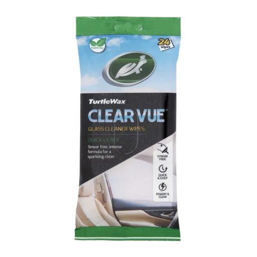 Turtle Wax üvegtisztitó kendő 24db/tasak