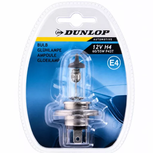 Dunlop halogén izzó H4 12V E4 60/55W