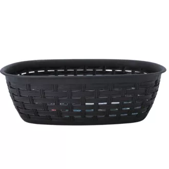Kenyérkosár rattan hatású 2L - Szürke