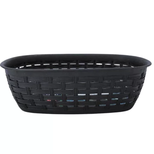 Kenyérkosár rattan hatású 2L - Szürke