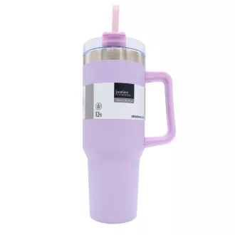 Thermo rozsadamentes acél kulacs 1,2l - lila