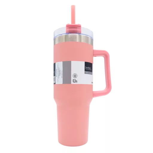 Thermo rozsadamentes acél kulacs 1,2l - rózsaszín 
