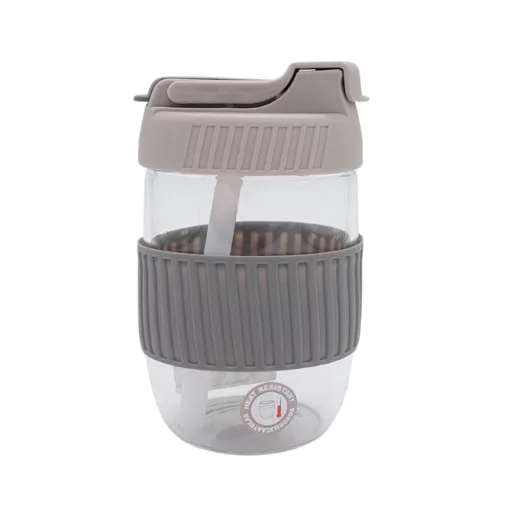 Thermo üvegpohár 350 ml - szürke