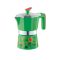 Pedrini kávéfőző 3 személyes Frida Kahlo alumínium - Zöld