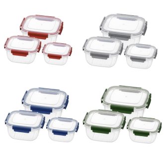   Prime ételtároló doboz szett 3 részes 500+900+1500ml BG-743 többféle