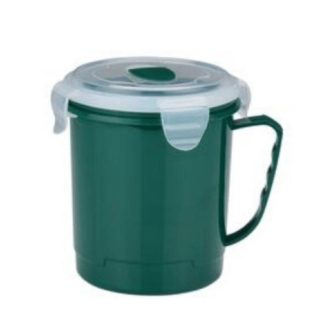 Luna mikrózható bögre fedéllel 700ml - Zöld