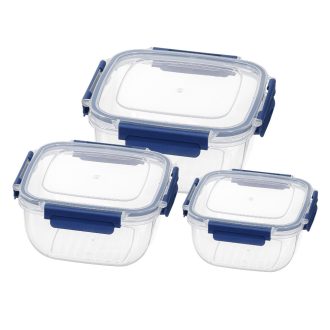   Prime ételtároló doboz szett 3 részes 500+900+1500ml - Kék