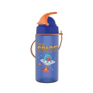 Színes palack szívószállal 500ml Sonic Tritan - Űhajó