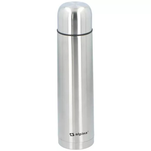 Alpina termosz acél 1L dupla falú 33x8cm
