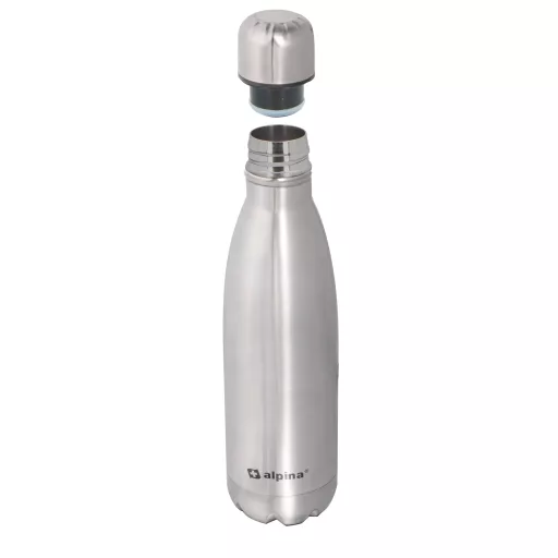 Alpina termosz acél 500ml dupla falú 26,7x7cm