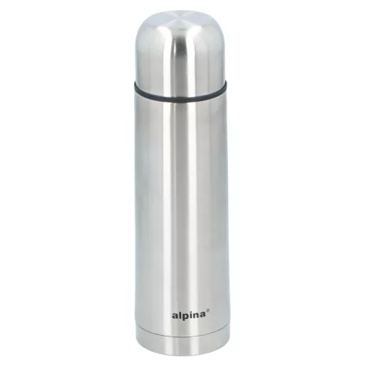 Alpina termosz acél 750ml dupla falú 29,5x8cm