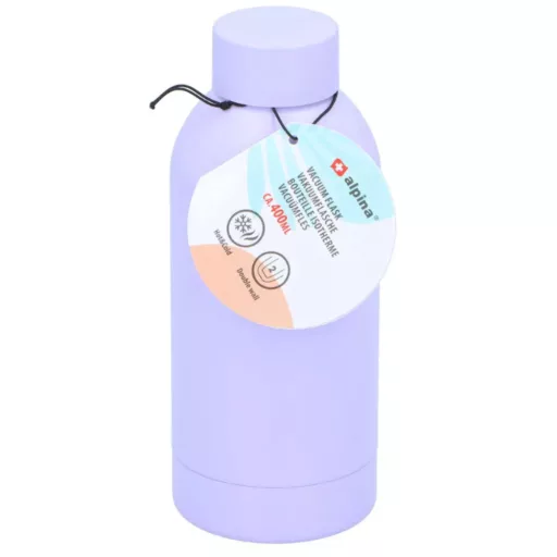 Alpina termosz acél 400ml - lila