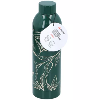 Alpina kulacs fényes 600ml növényi mintával - zöld