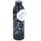 Alpina kulacs fényes 600ml növényi mintával - fekete