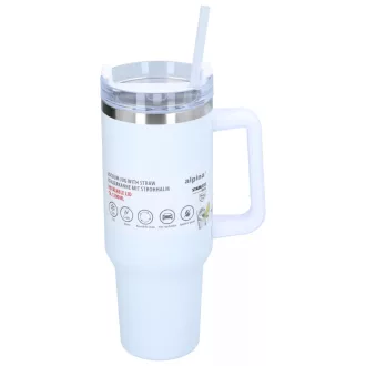 Alpina termosz pohár 1,2L szívószállal - fehér