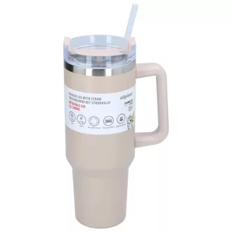 Alpina termosz pohár 1,2L szívószállal - bézs