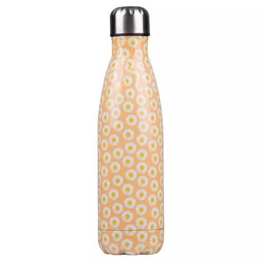 Alpina termosz acél 470ml duplafalú nyári, margaréta mintával
